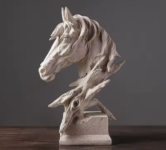 Rustic Bronco Scuplture