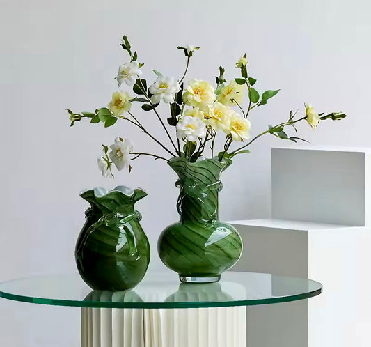 Emerald Elegance Vase