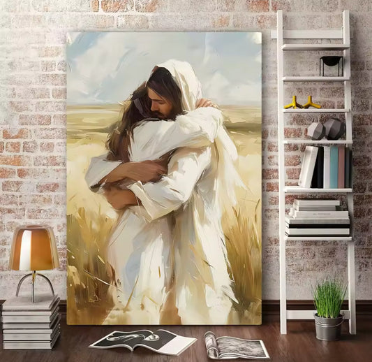 Sacred Hug Art Canvas