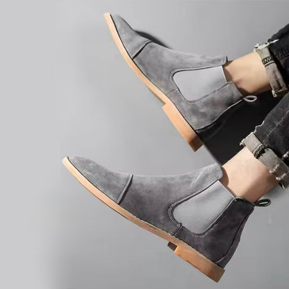 SlipEase Suede Chelseas