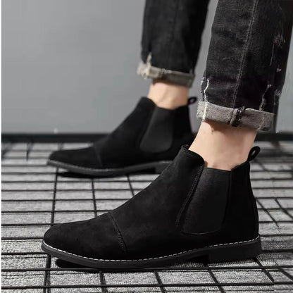 SlipEase Suede Chelseas